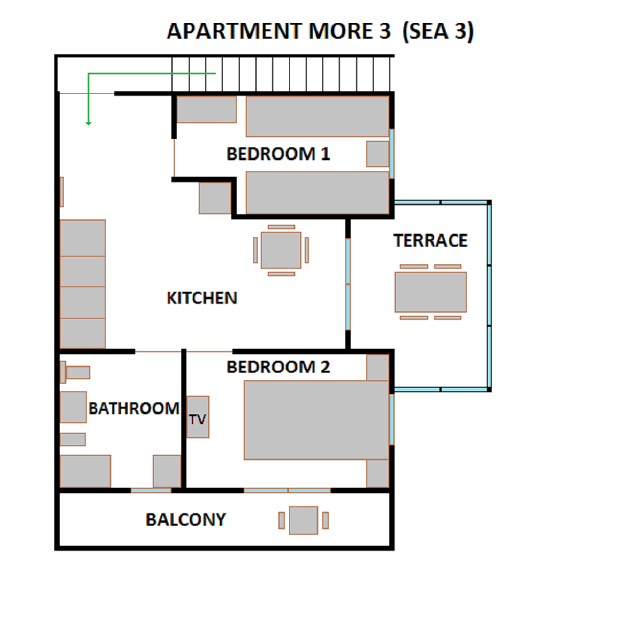 Apartment More 3 - House More, Vis