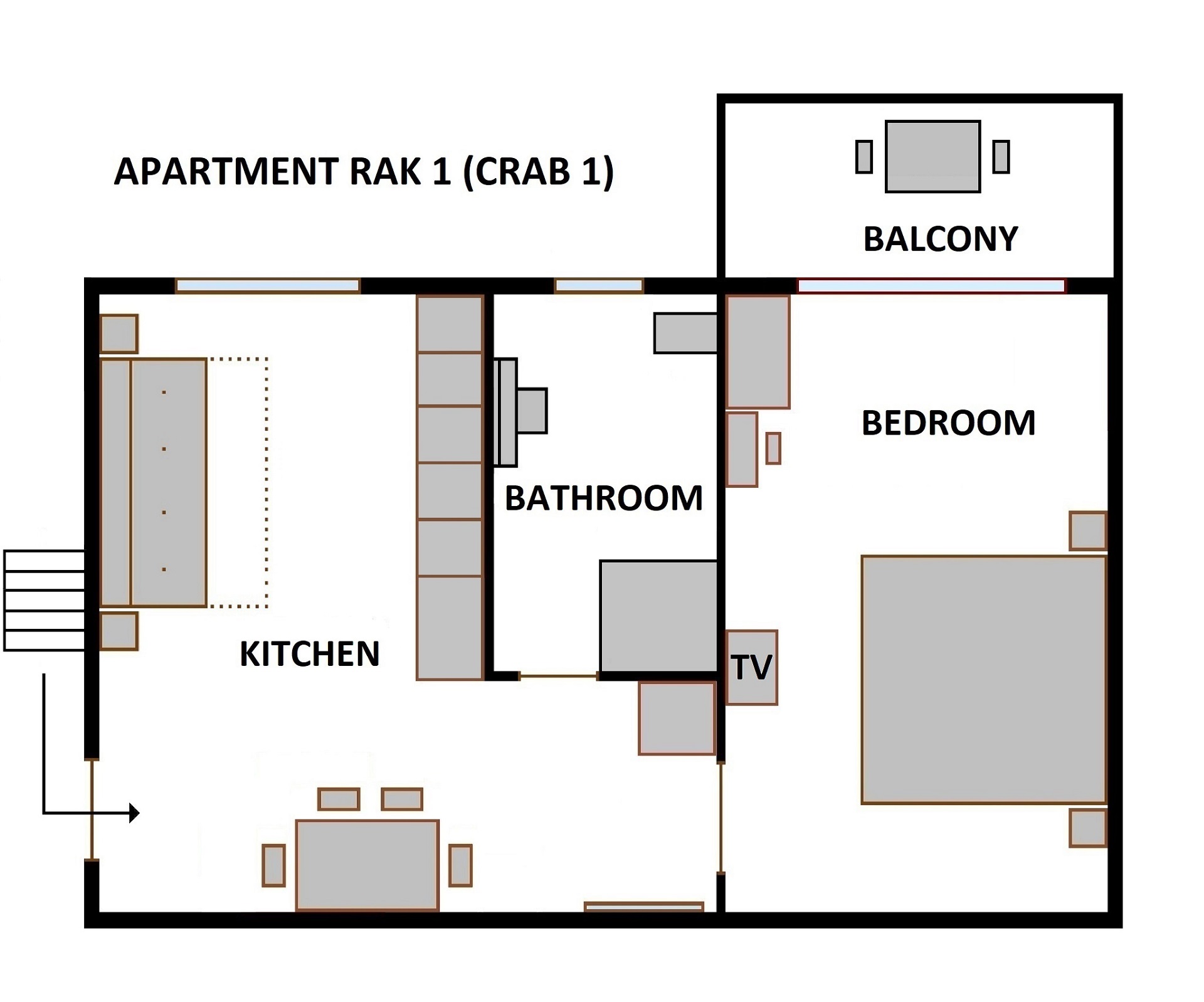 Apartment Rak 1 - House Rak, Vis